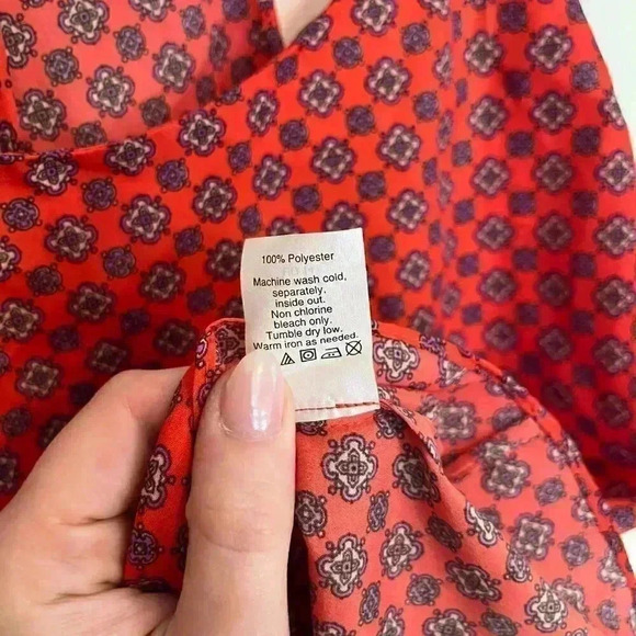 J. Crew Patterned Racerback Sleeveless Blouse - Picture 7 of 7